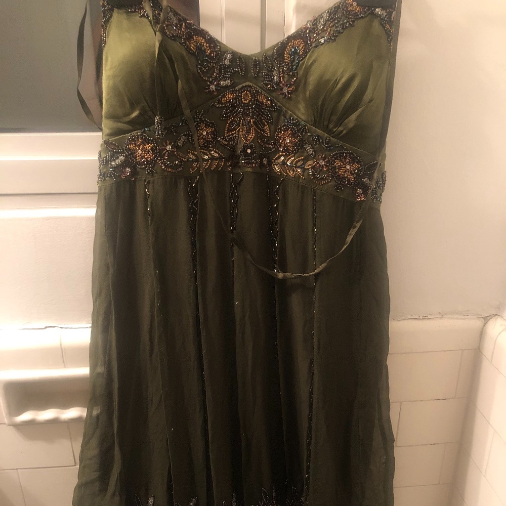 Adrianna Papell Green Dress